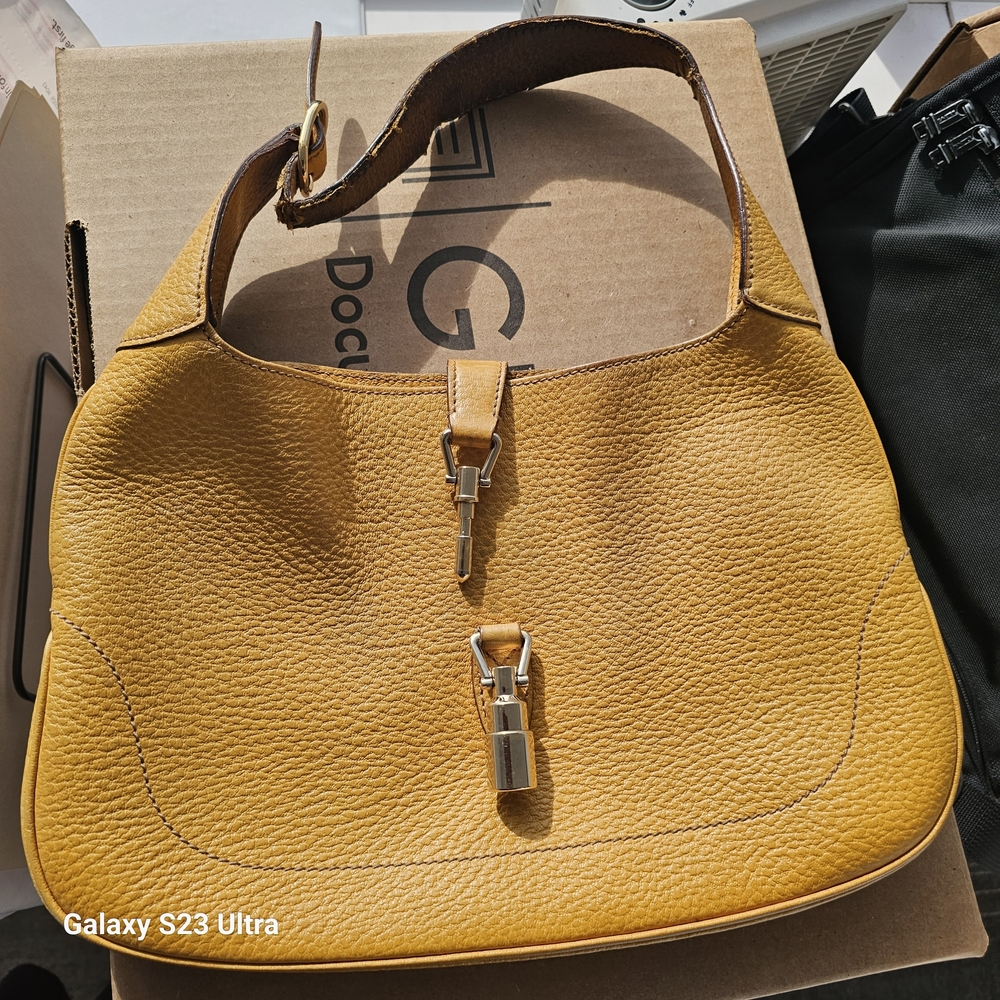 Gucci Mustard Yellow Hobo Bag
